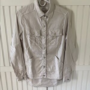 Women's Level 99 Cream Shirt Jacket size XS